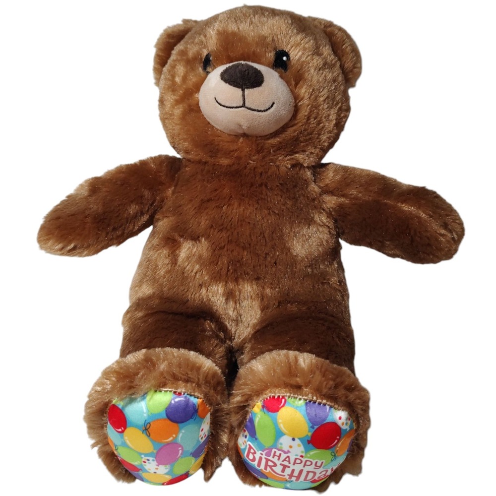 Build A Bear Happy Birthday Bear 2021‎ Plush Stuffed Animal Teddy Bear BAB 15 In